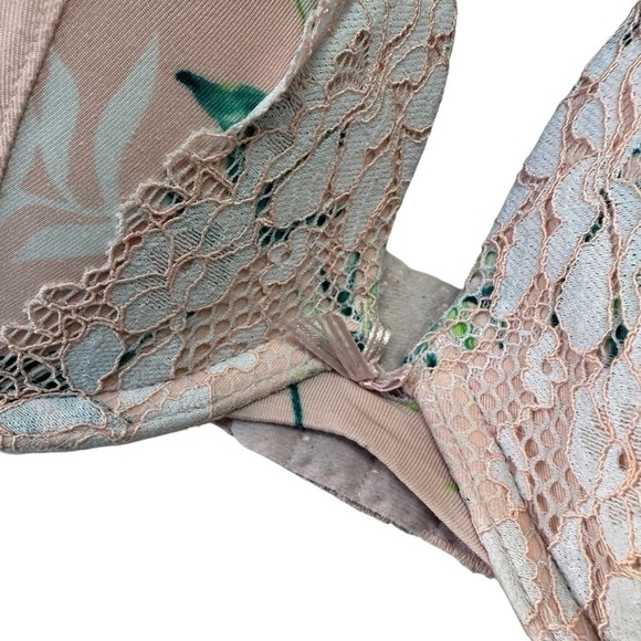 Cacique Boost Push-Up Plunge Palm Leaf Bra, 42C - Picture 5 of 9